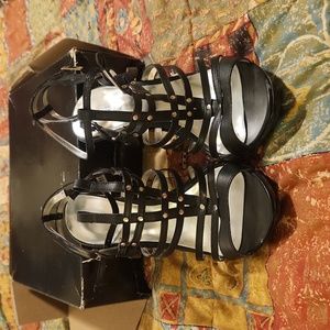 Strappy Platform High Heel